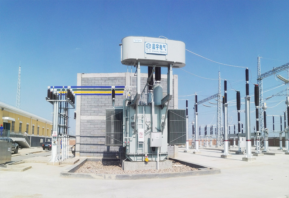 Chenyu Electrical's traction transformers connected at the Jiqing High-Speed Railway site
